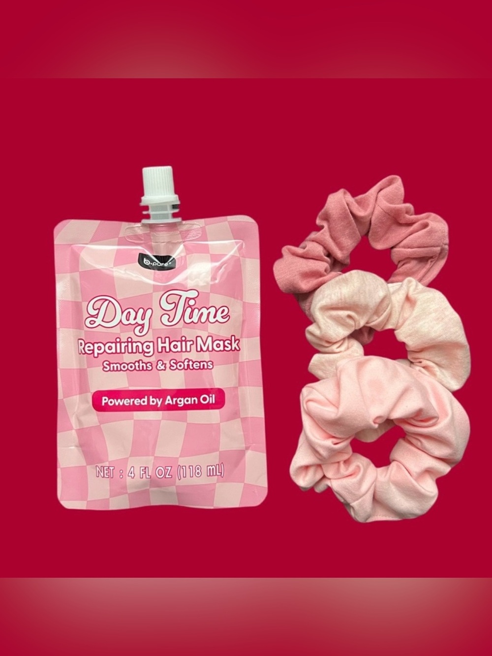 Day Time 💜 Repairing Hair Mask Set with Scrunchies